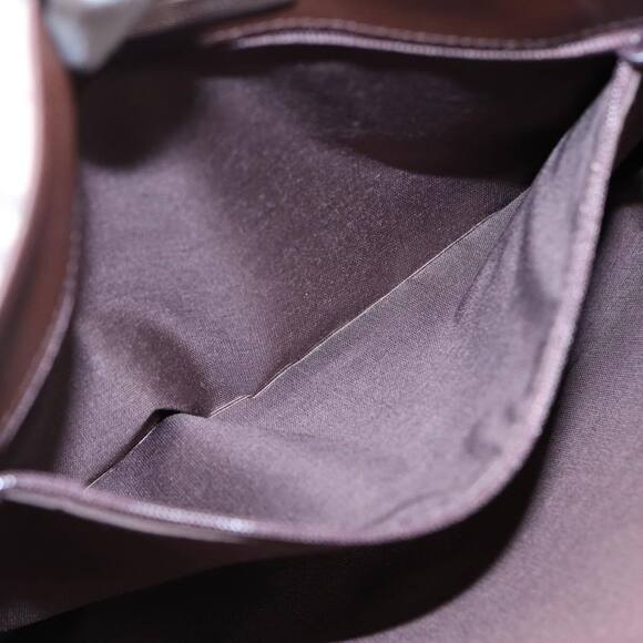 BURBERRY Nova Check Tote Bag Canvas Beige Brown Silver Auth 87766 - Picture 12 of 16